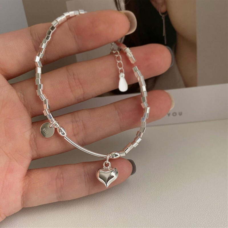 Square Heart Bracelet Niche High-End