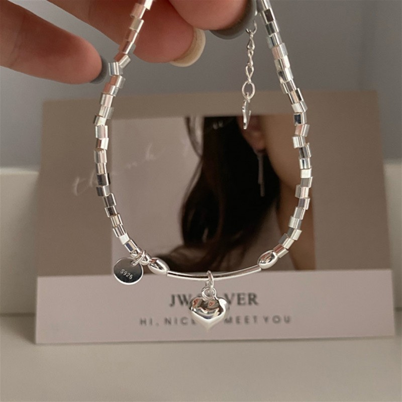 Square Heart Bracelet Niche High-End