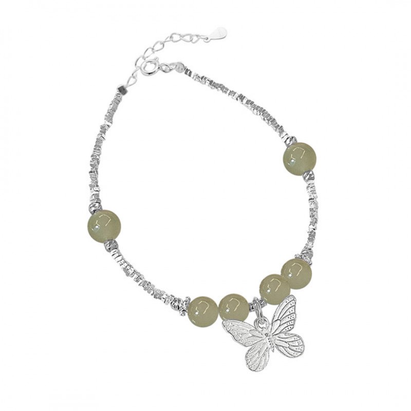 Jade Butterfly Bracelet Niche Design