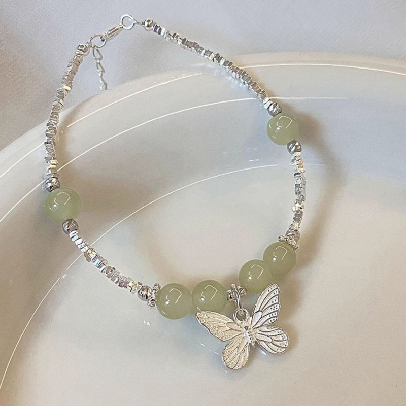 Jade Butterfly Bracelet Niche Design