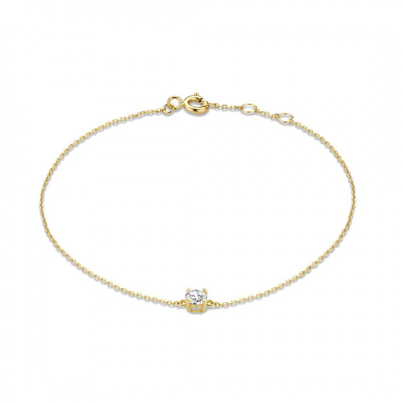 Minimalist Four-Claw Set Diamond Classic Basic Bracelet