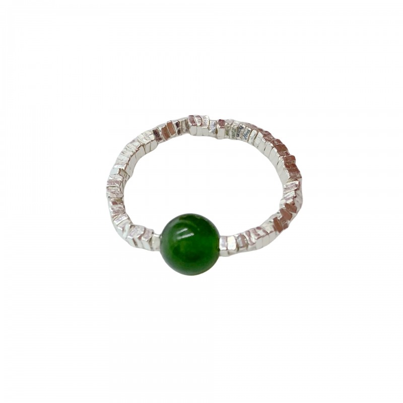 Jade Ring Elastic String Adjustable