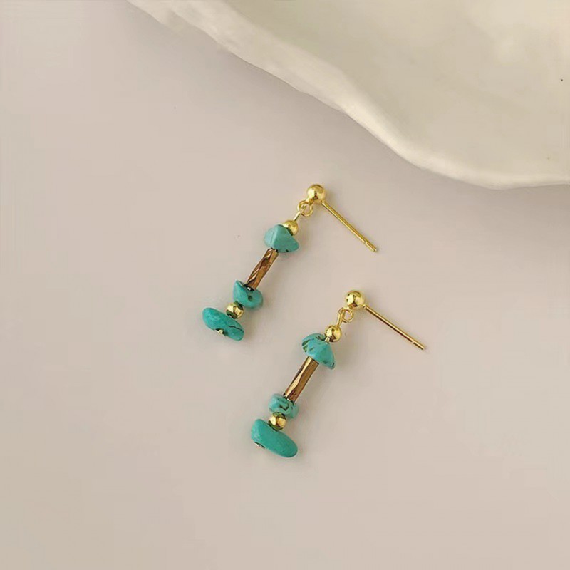 Irregular Optimized Turquoise Earrings