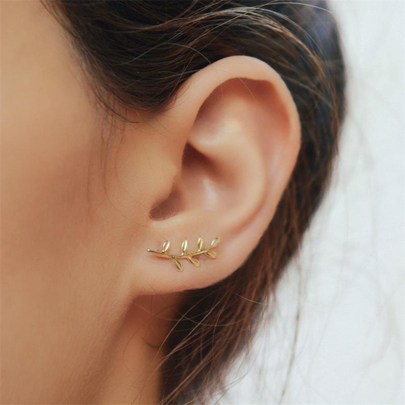 Leaf Personality Versatile Creative Climber Earrings