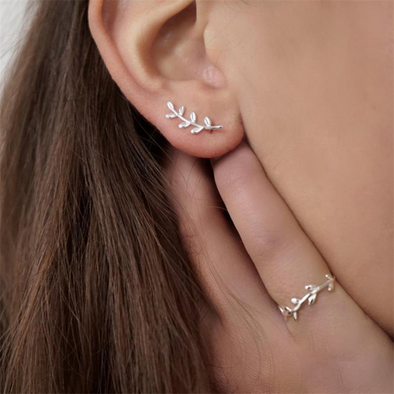 Leaf Personality Versatile Creative Climber Earrings