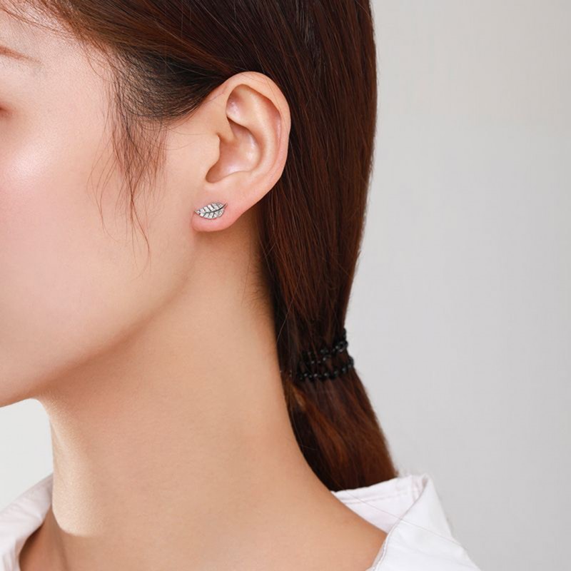 Feather Fashion Versatile Climber Earrings