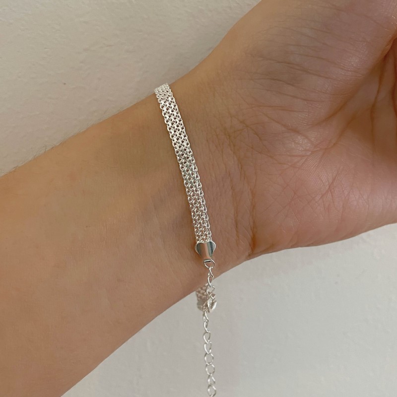 Sparkling Minimalist Chain Bracelet - Unique Design