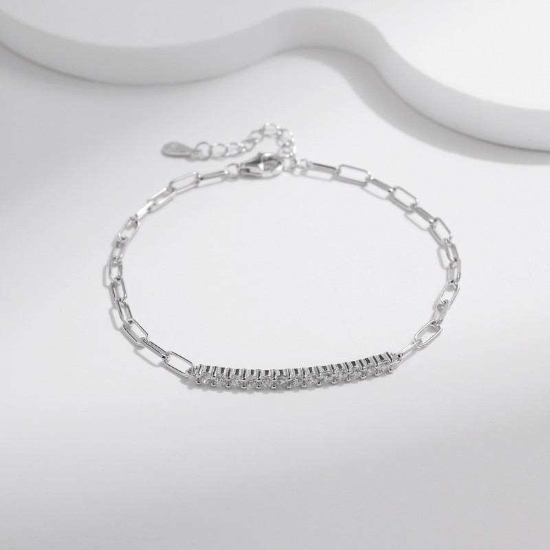 Personalized Bracelet with Mozambique Diamonds