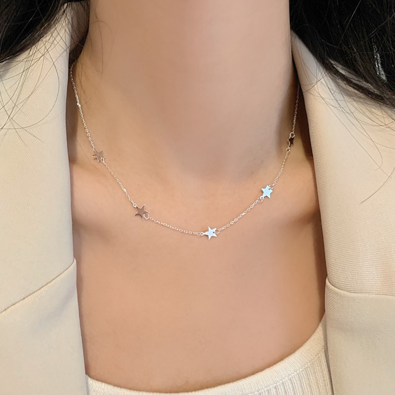 Versatile Pentagram Collarbone Chain Star Necklace