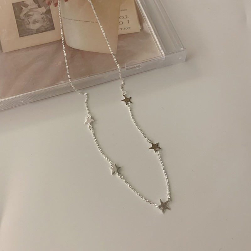 Versatile Pentagram Collarbone Chain Star Necklace