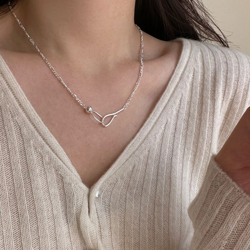 Minimalist Cold Wind Temperament Interlocking Collarbone Chain