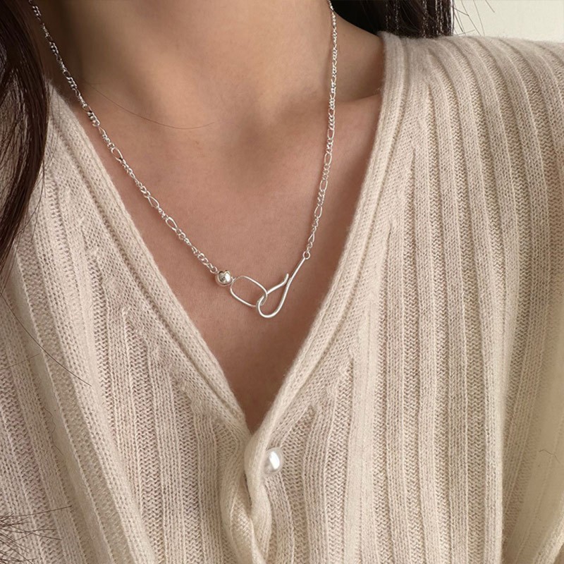 Minimalist Cold Wind Temperament Interlocking Collarbone Chain