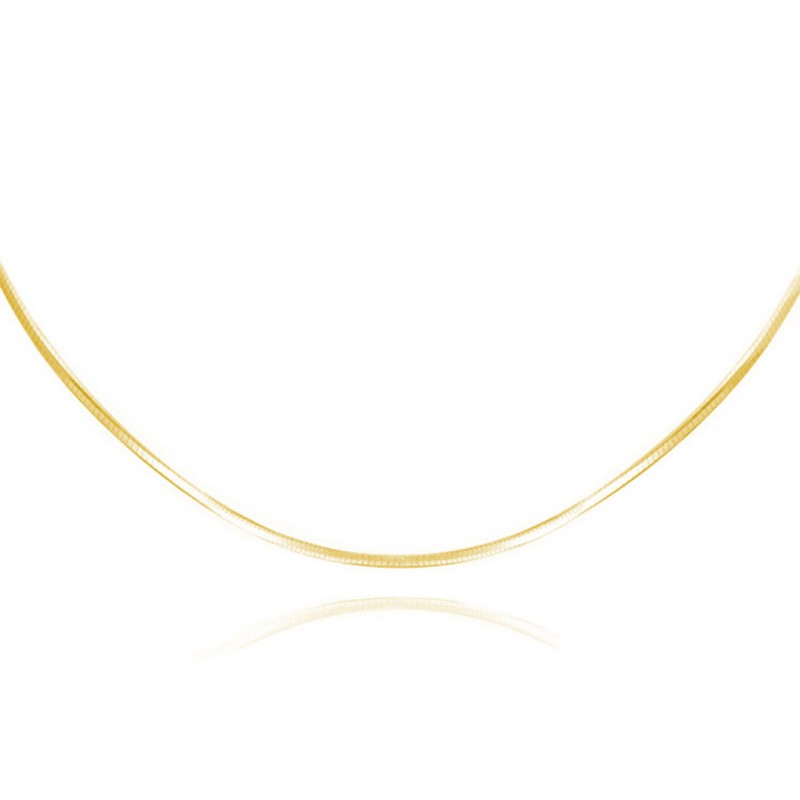 1MM Plain Silver Snake Bone Chain Niche Light Luxury