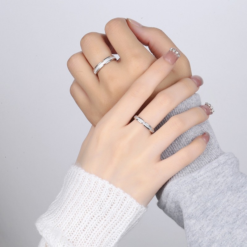 Couple Rings Light Luxury Personality