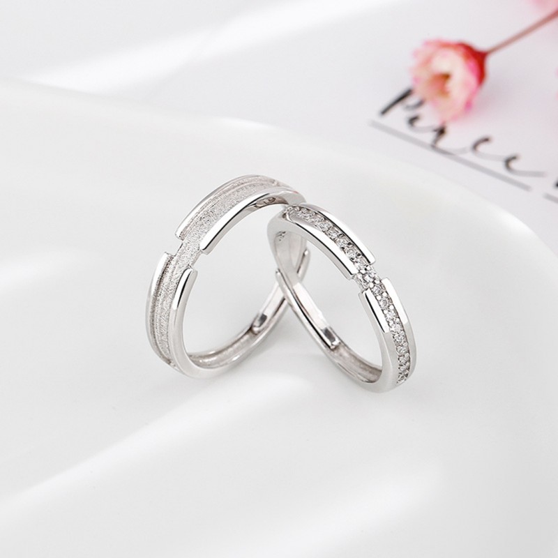 Couple Rings Light Luxury Personality