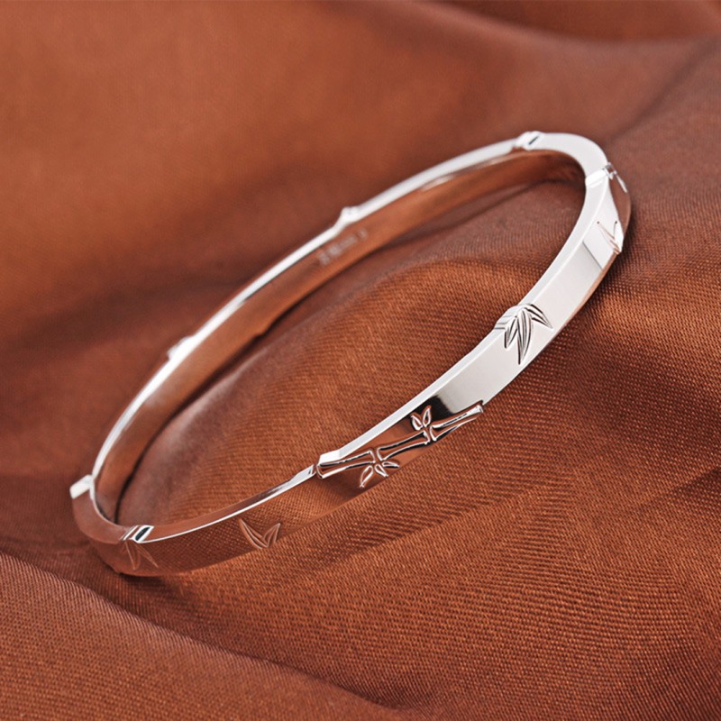 Bamboo Bangle Closed Flat Strip 