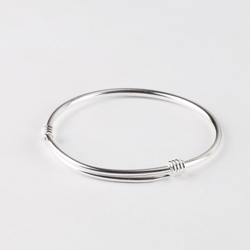 Simple Fashion Smooth Bright Surface Plain Adjustable Bracelet