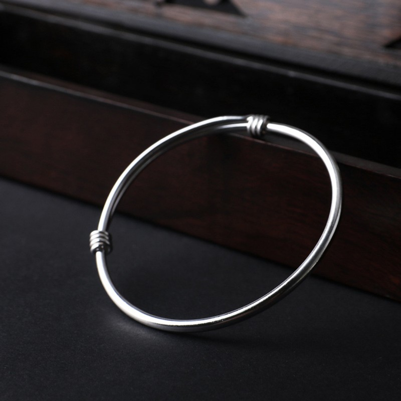 Simple Fashion Smooth Bright Surface Plain Adjustable Bracelet