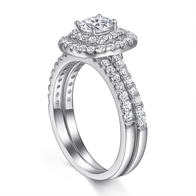 Engagement Ring Two-in-One Set Ring