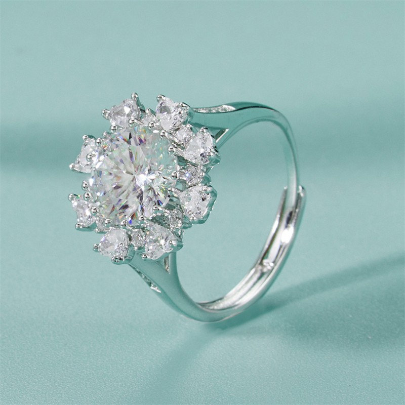 3 Carat Mozambique Heart-shaped Diamond Engagement Ring