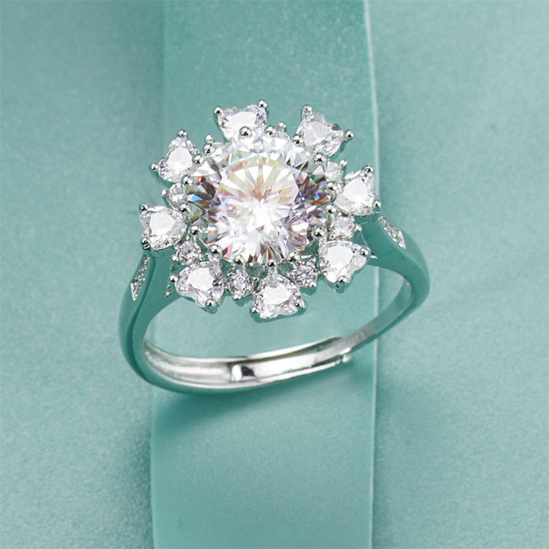 3 Carat Mozambique Heart-shaped Diamond Engagement Ring