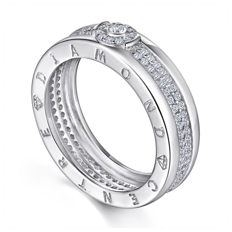 Full Diamond Wedding Ring for Men