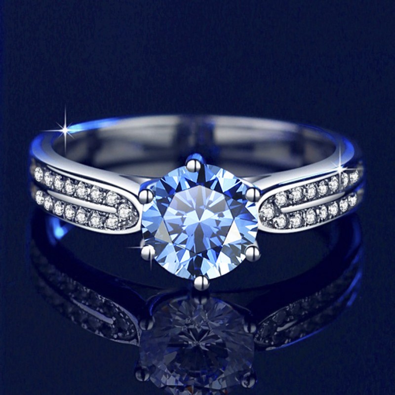 Starlight Queen Wedding Engagement Ring 