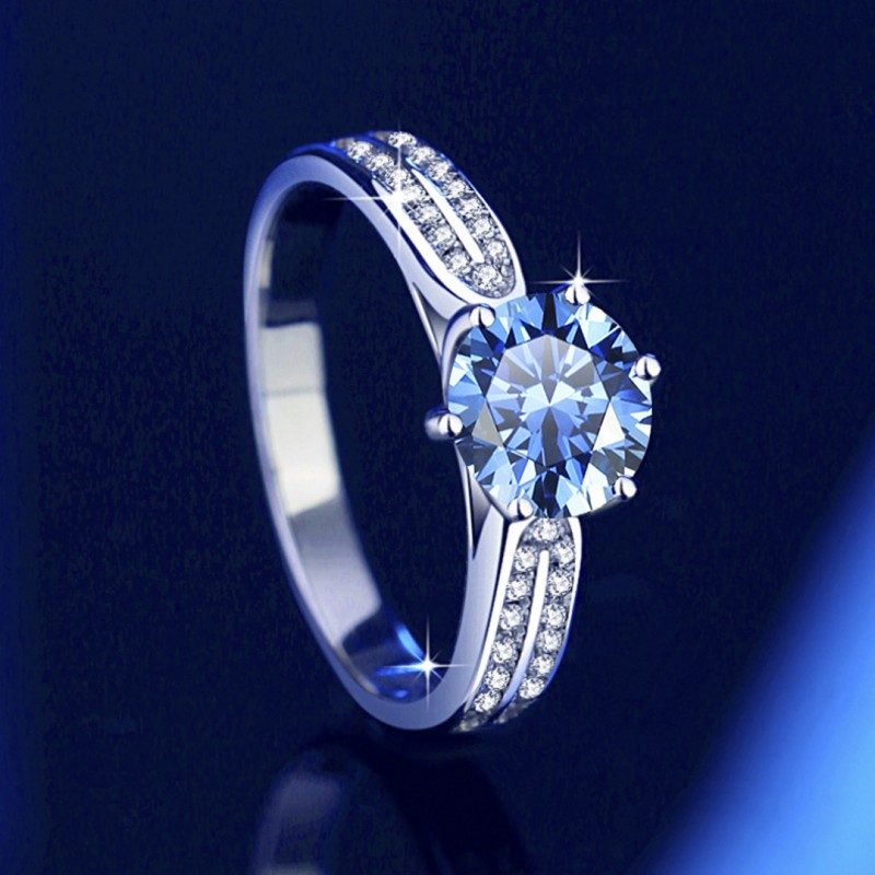 Starlight Queen Wedding Engagement Ring 