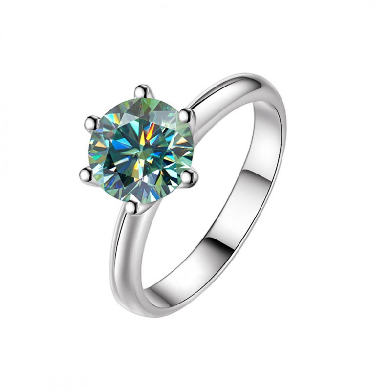 Classic Six-Prong Ring Moissanite