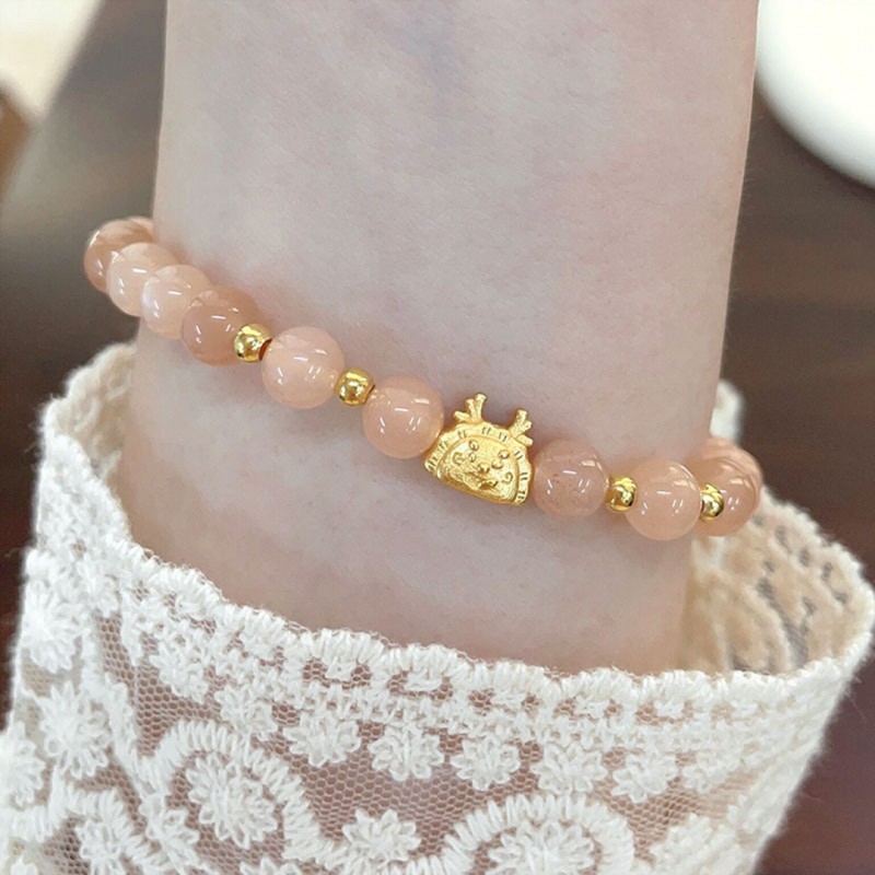 Dragon Dumpling Sunstone Bracelet