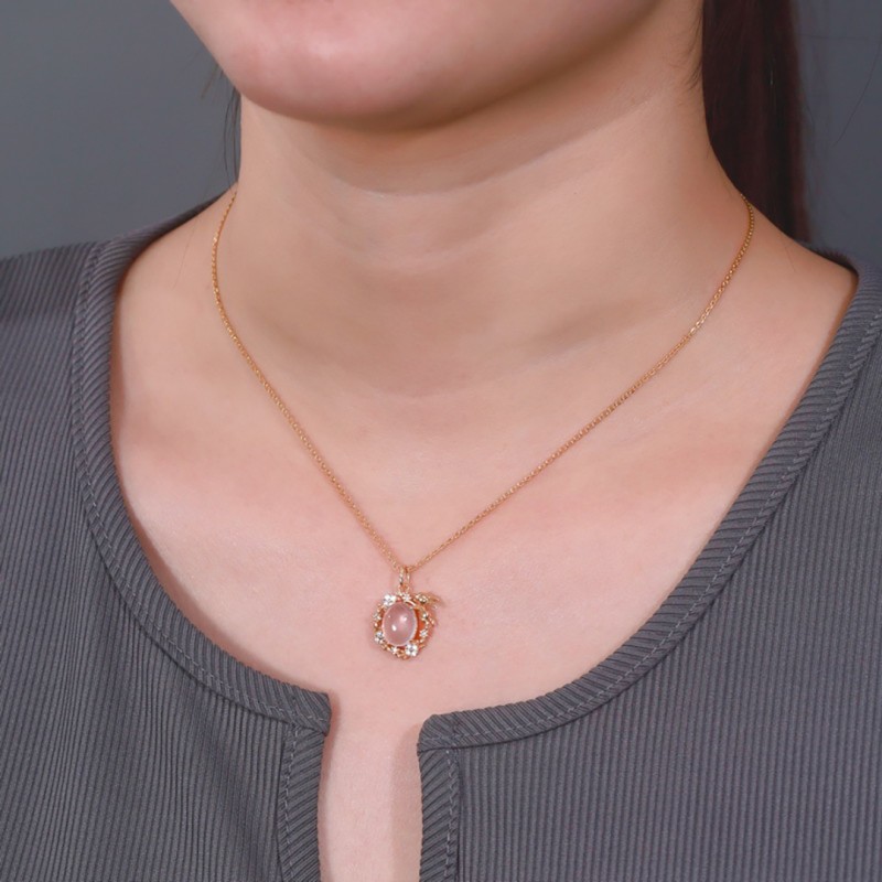 Cute Little Rabbit Pendant Choker Necklace