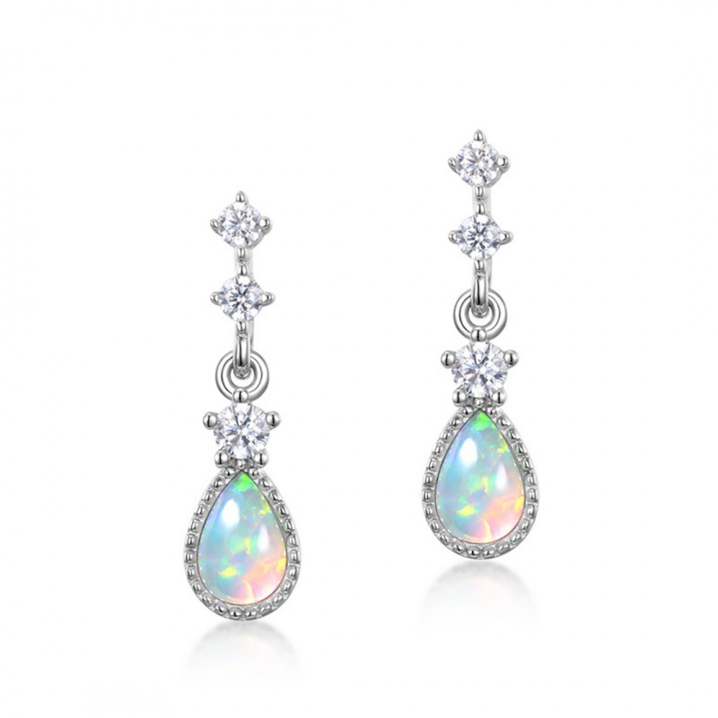 Opal Niche Design Earrings