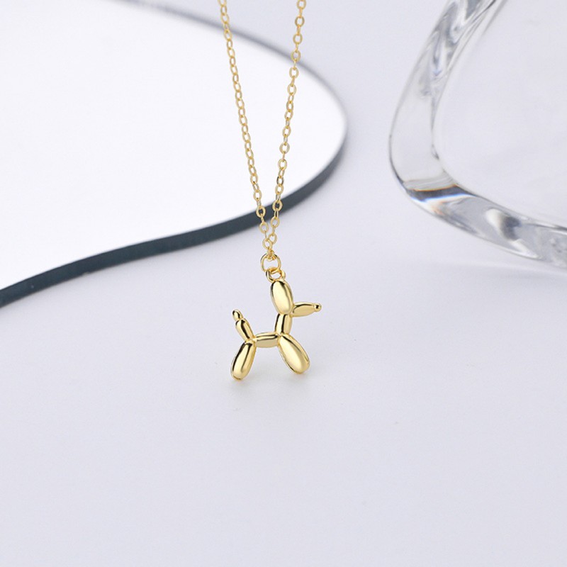 Cute 3D Balloon Dog Necklace