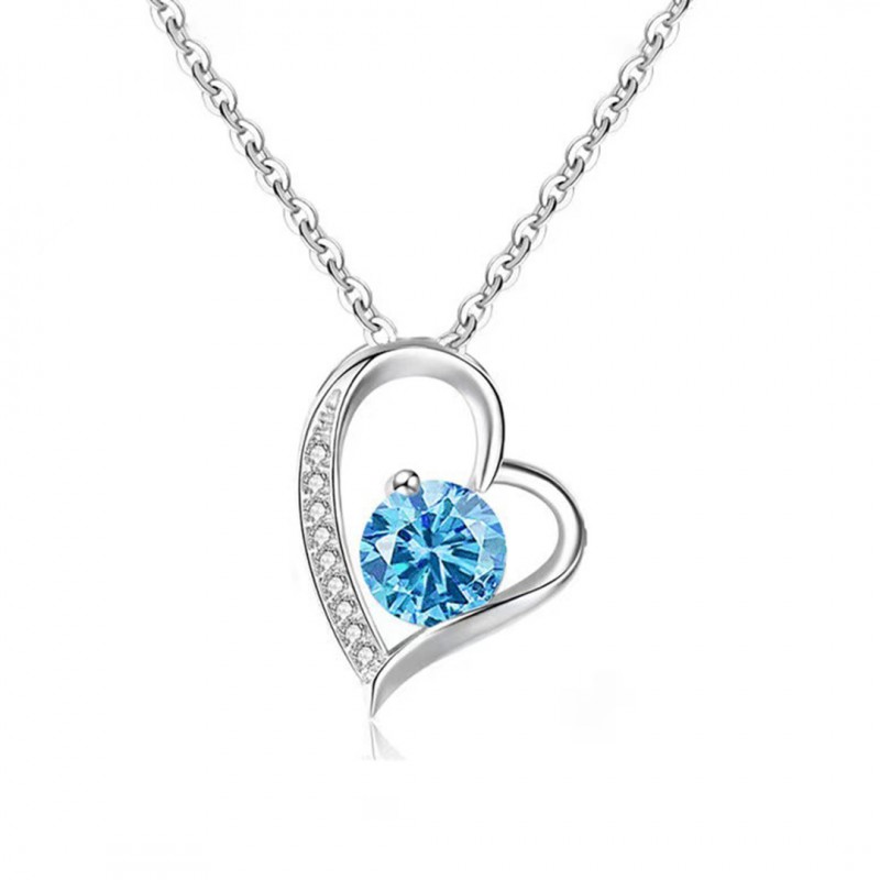 Heart Necklace Women's Simple Pendant Clavicle Chain