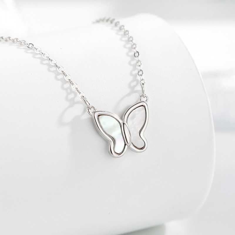 Minimalist Niche Necklace Butterfly Shell