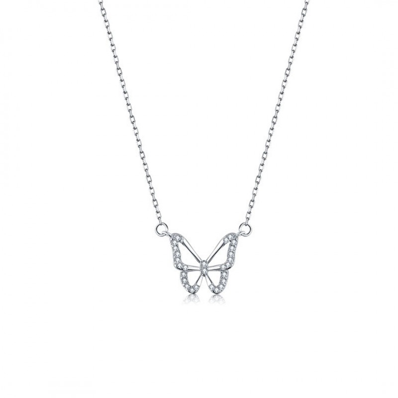 Butterfly Diamond Necklace, Niche Design