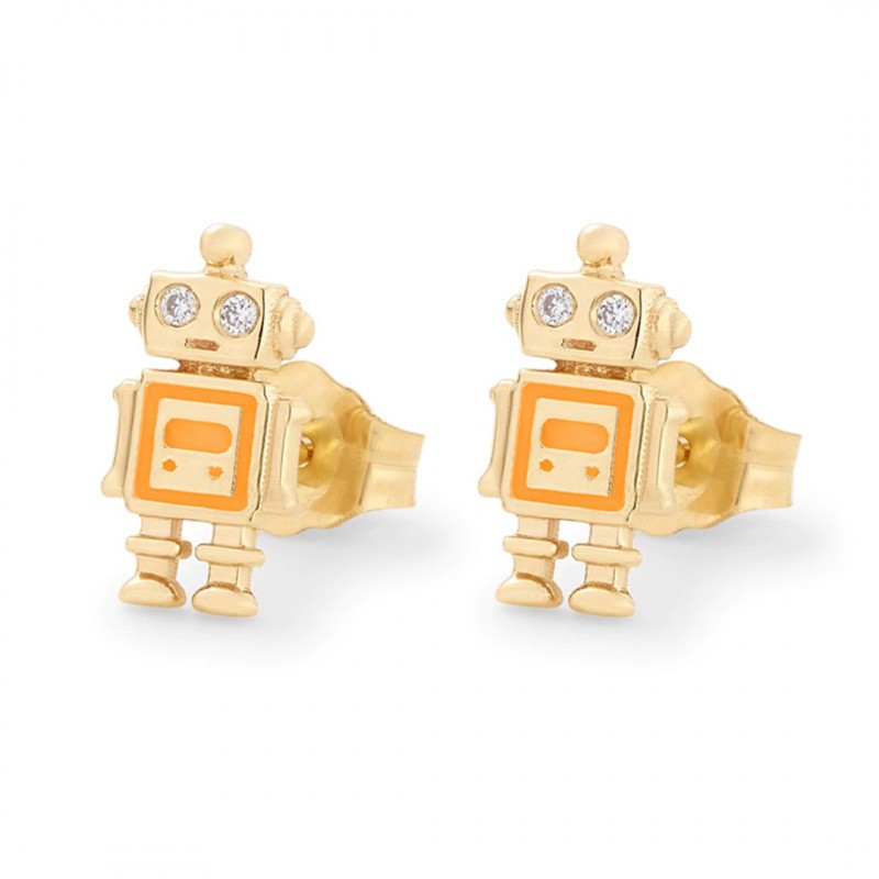 Personalized Robot Creative Unique Non-Collision Style Earrings