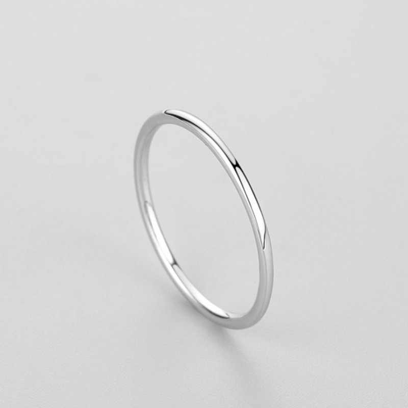 Minimalist Personality Plain Ring, Versatile Stackable 