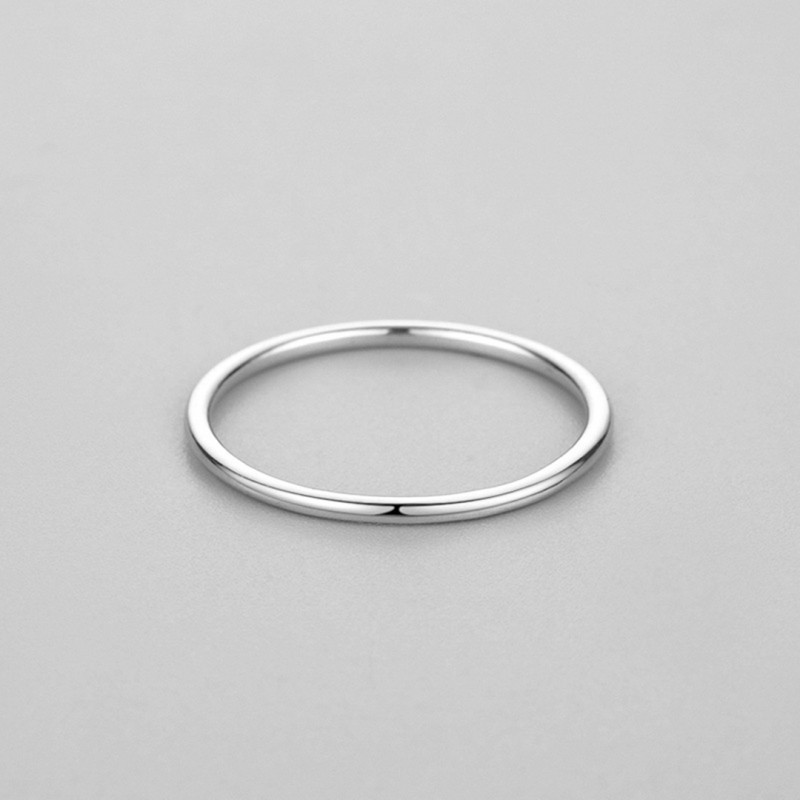 Minimalist Personality Plain Ring, Versatile Stackable 