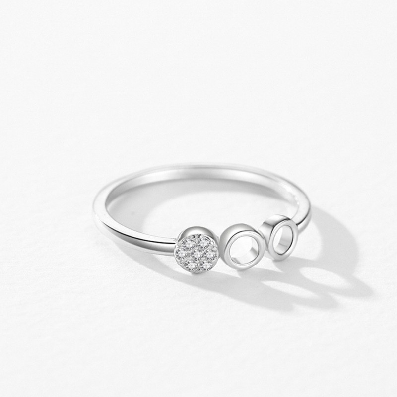 Geometric Micro-set, Niche Design Stackable Ring