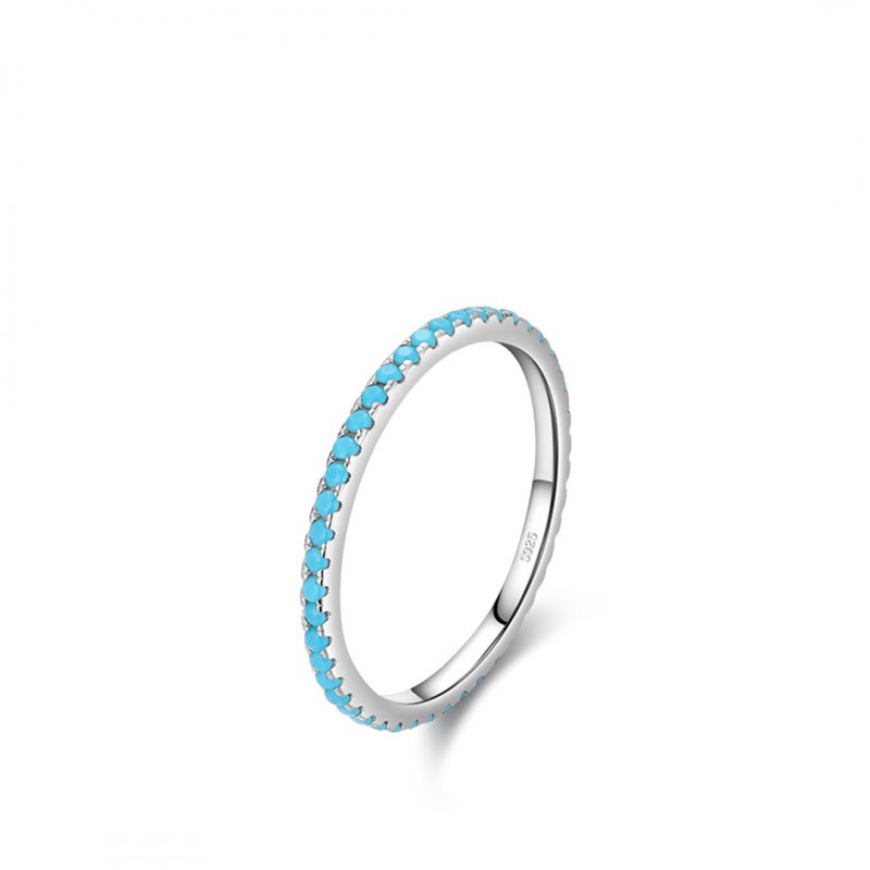 Turquoise Simple Versatile Ring Stackable