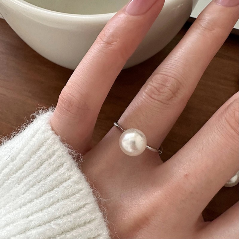 Pearl Ring, French High-End Niche Minimalist Open Ring 