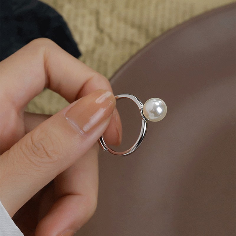 Pearl Ring, French High-End Niche Minimalist Open Ring 