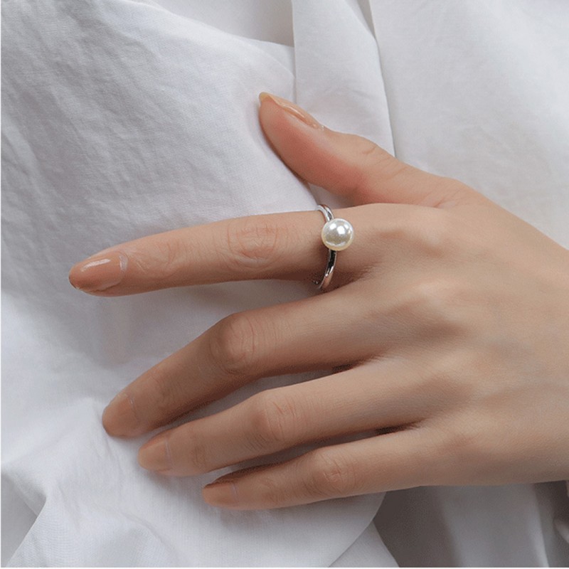 Pearl Ring, French High-End Niche Minimalist Open Ring 