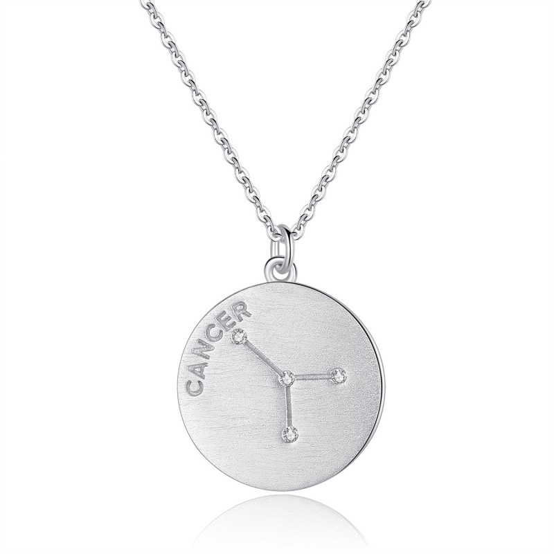 Platinum Plated 12 Constellation Necklace