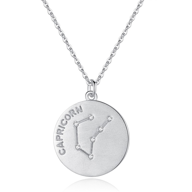 Platinum Plated 12 Constellation Necklace