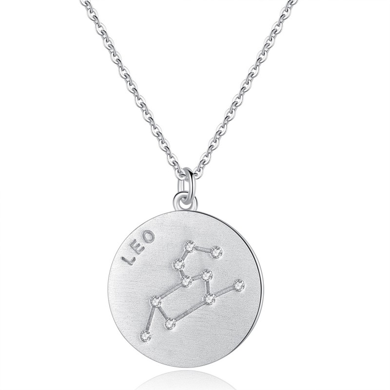 Platinum Plated 12 Constellation Necklace