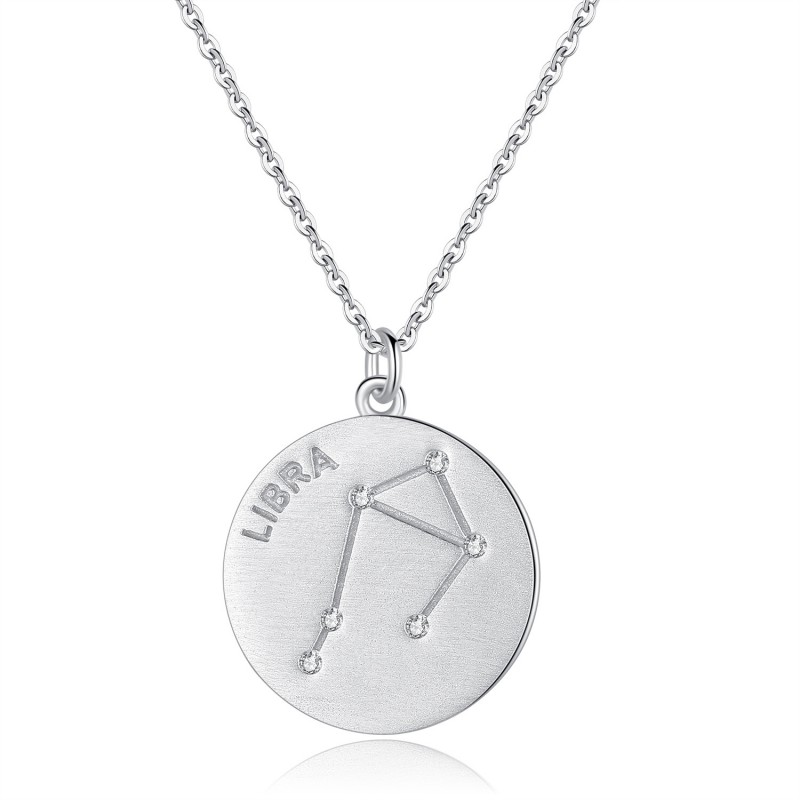 Platinum Plated 12 Constellation Necklace