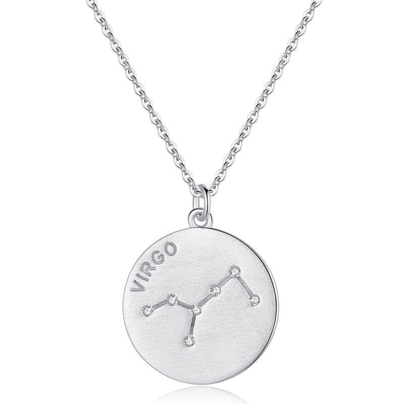 Platinum Plated 12 Constellation Necklace