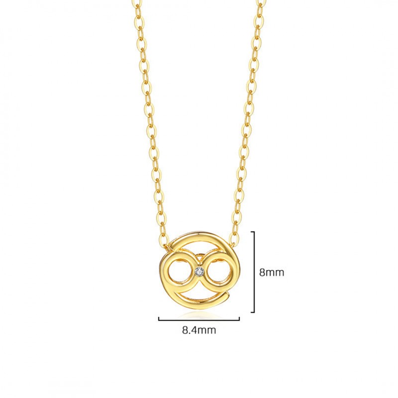 Gold Plated Twelve Constellations Series Necklace